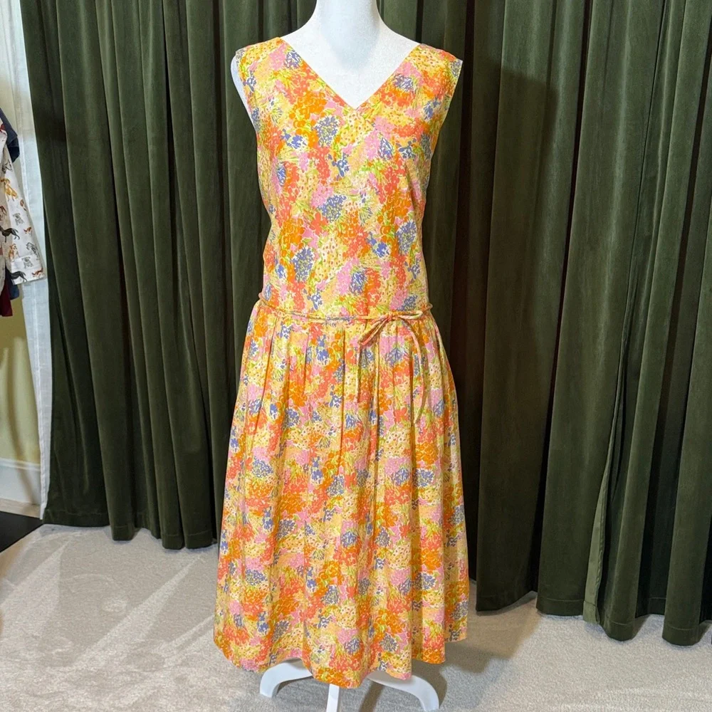 Talbots Multicolor Floral Dress - Picture 4 of 6